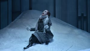 This Lucia (soprano Brenda Rae) doesn’t have anywhere to go. (Photo by Kelly & Massa.)