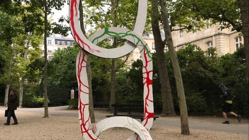 Won’t see this in the US: a sculpture in Jardin du Luxembourg in Paris honors the enslaved people of the French colonies. (Photo by Anndee Hochman.)