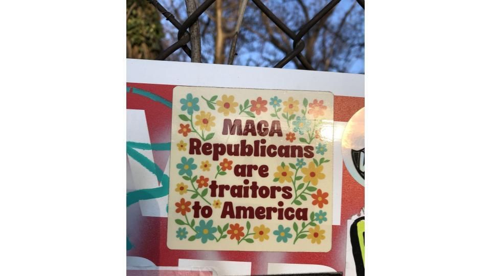 MAGA republicans are traitors to America slide