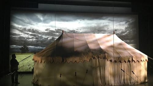 George Washington's original battlefield tent. (Photo courtesy of the Museum of the American Revolution.)