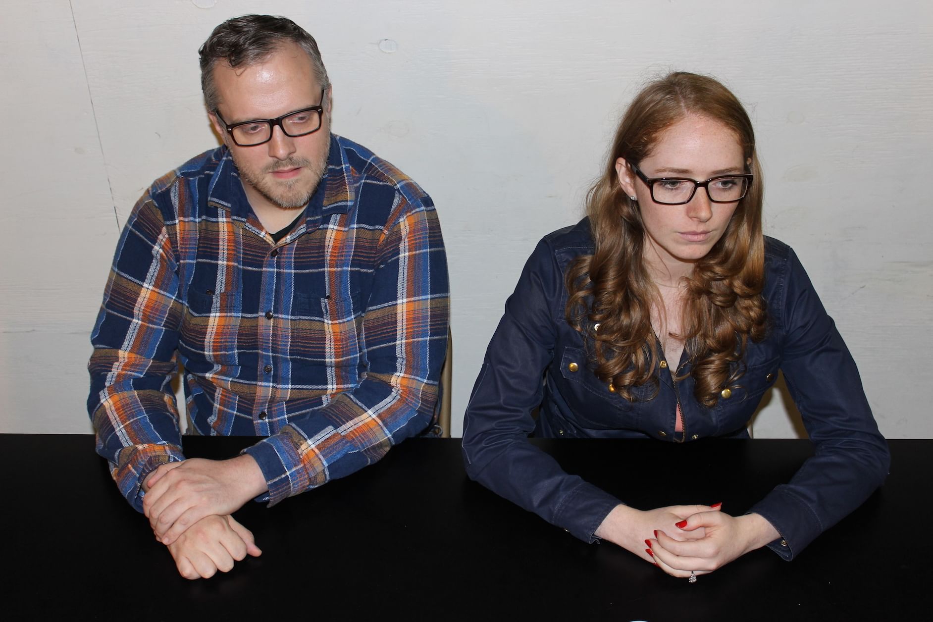 Wyl McCaul and Sophia Barrett in 'MAKING the WORLD a BETTER PLACE through MURALS.' (Photo by Said Johnson.)