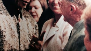 Nelson Mandela visits International House in New York, 2000. The man at right is my father, Herman Rottenberg.