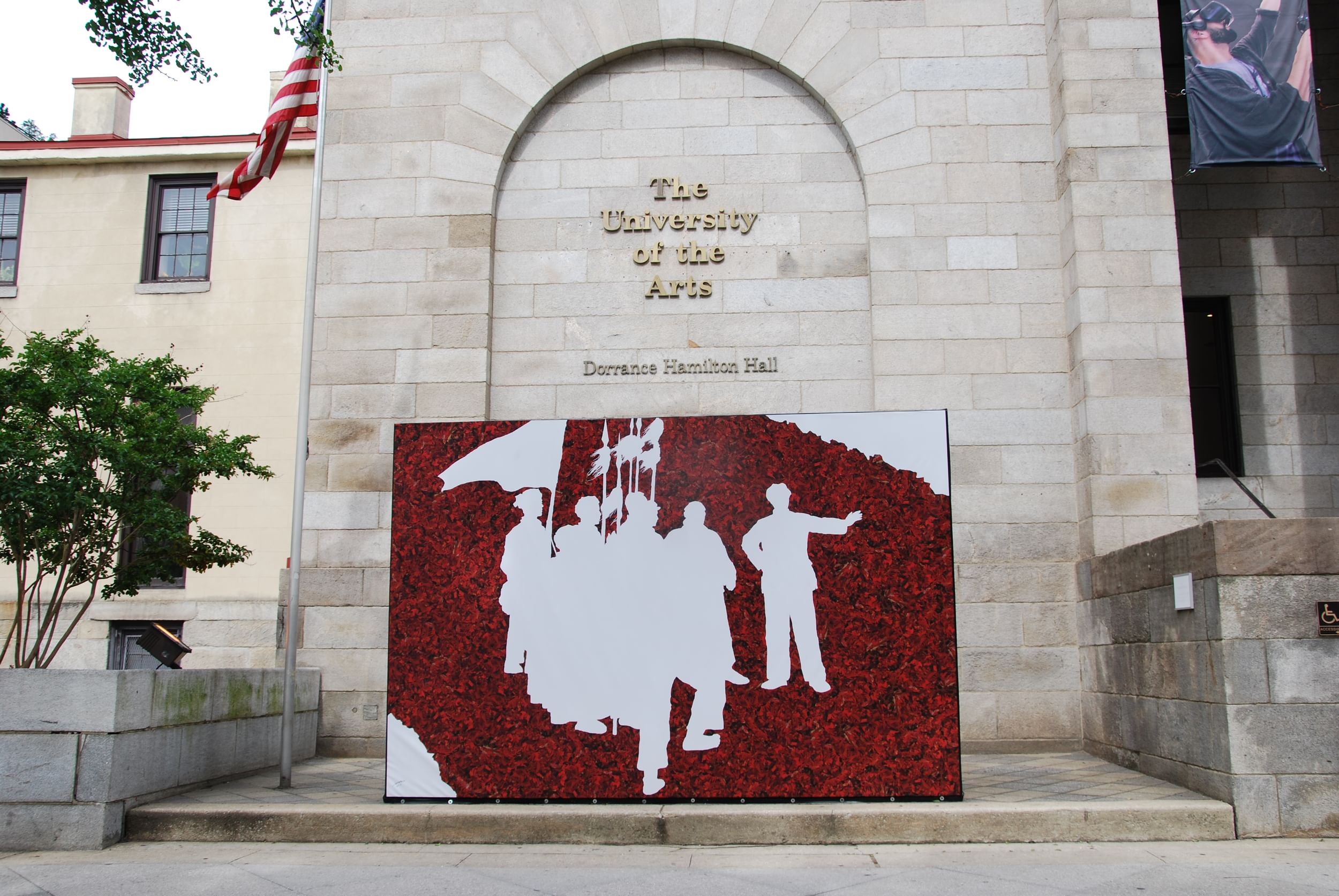 A Yin Ke rendering of the Red Army: Siyuan Liu’s ‘Mao Crossing Chishui River.’ (Photo by Laura Frazure.)