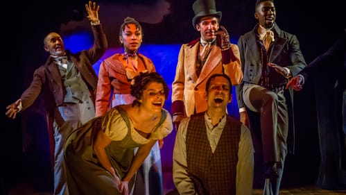 PAC's excellent cast features Victoria Aaliyah Goins (back row, second from left) as Maria. (Photo by Ashley Labonde, Wide Eyed Studios ©2018.)