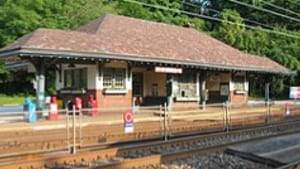 Merion: A library in a train station seemed odd at first. But on further reflection....