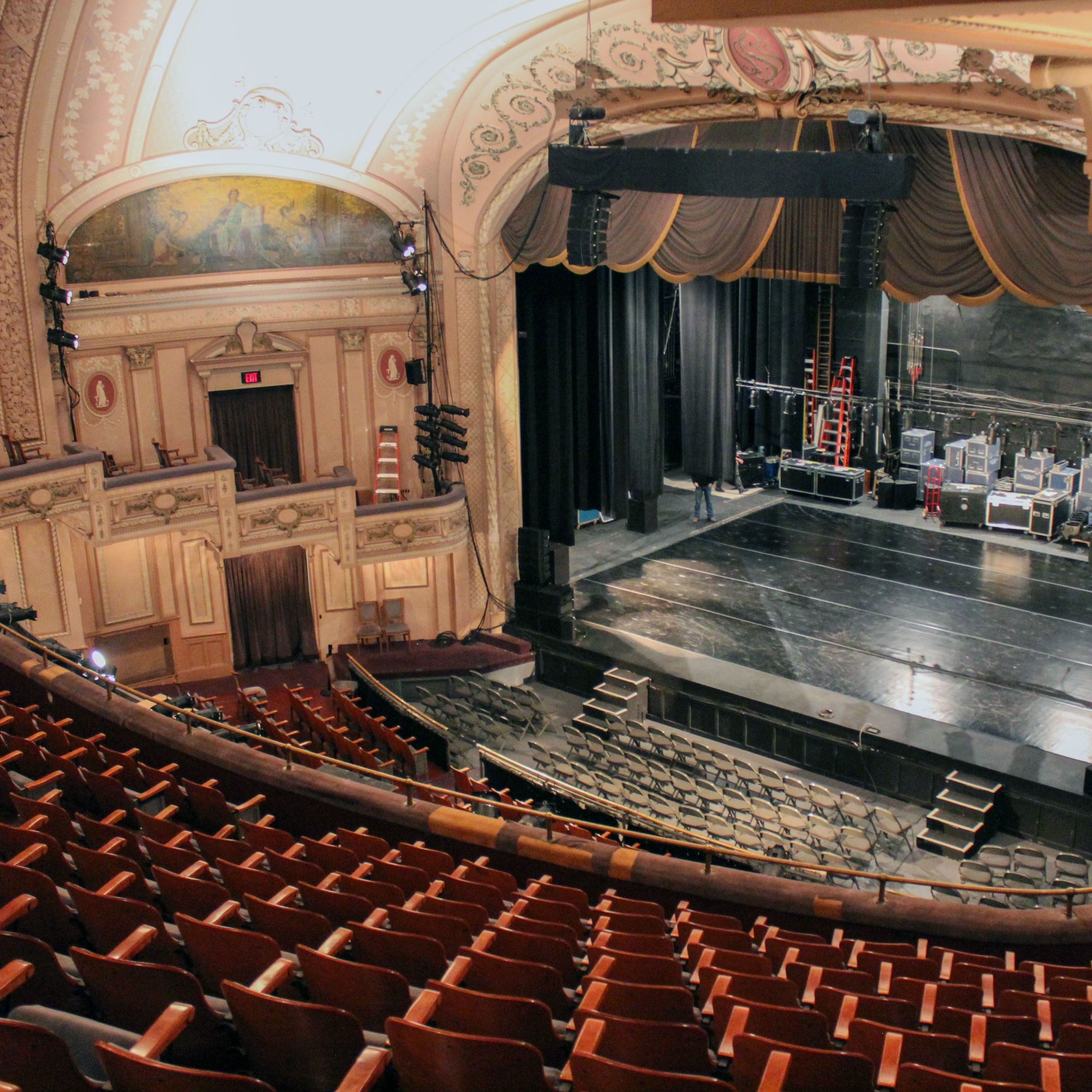 A view from the balcony of the Merriam. (Photo courtesy of the Kimmel Center.)