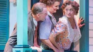 L to R: Peter DeLaurier, Marcia Saunders, and Janis Dardaris visit the past and show it's not so far from the present. (Photo by Mark Garvin.)