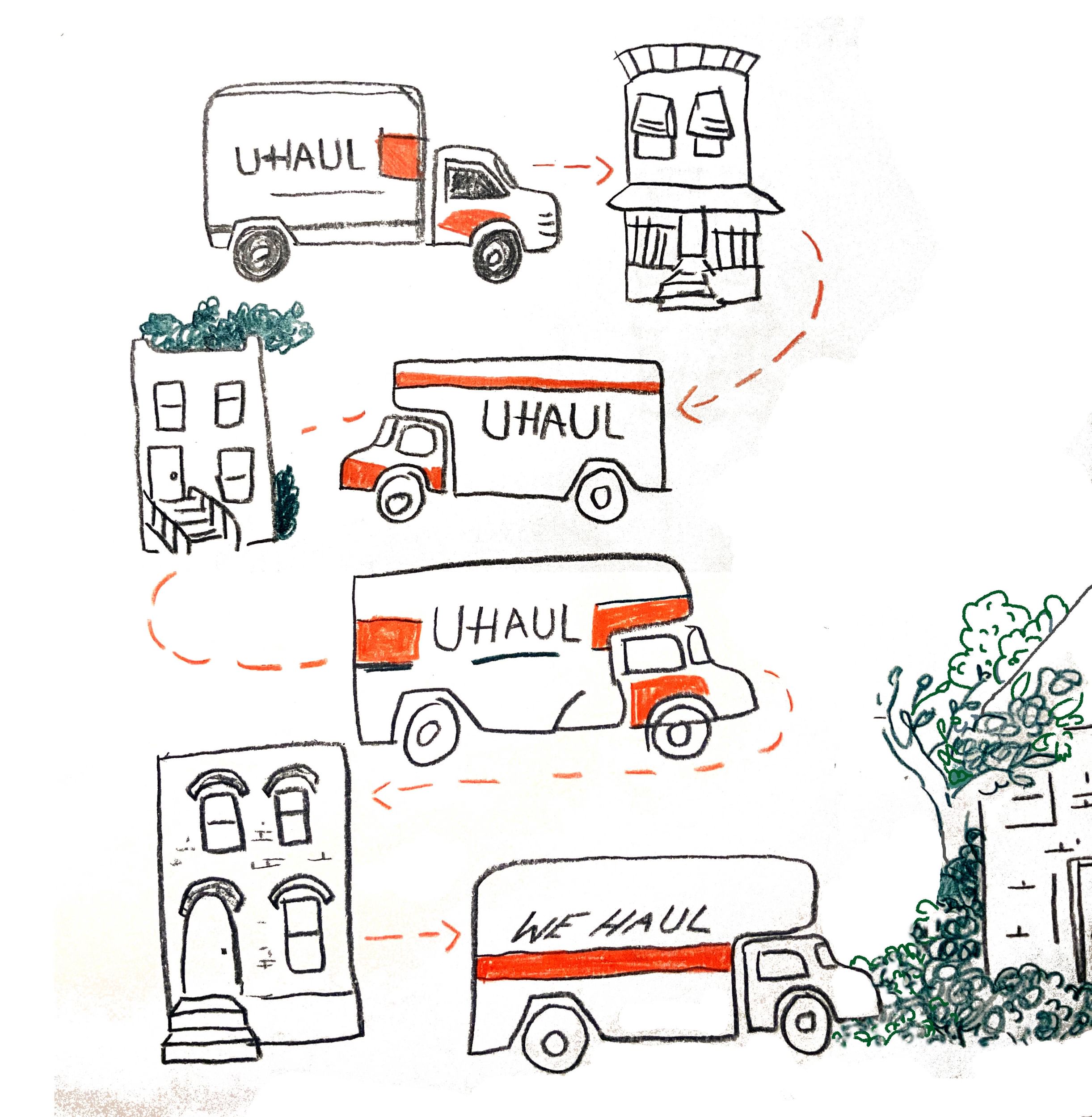 Never again… without a little help. (Illustration by Hannah Kaplan, for 'Broad Street Review'.)