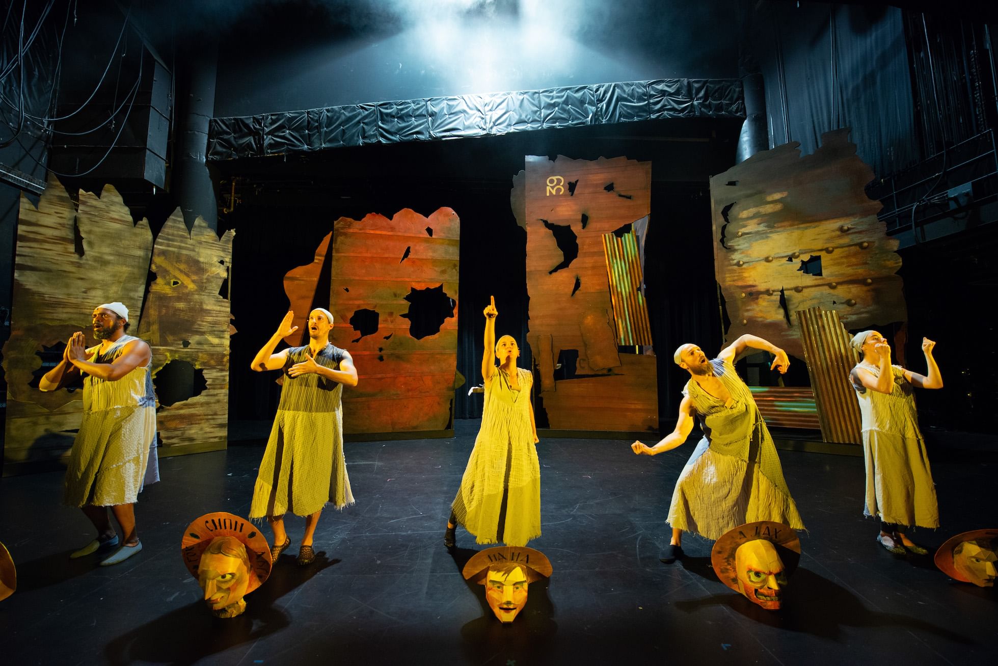 'The Simpsons,' thrice-removed. (Photo by Johanna Austin, austinart.org.)