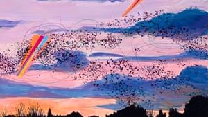 A segment of Deirdre Murphy's "Drifting Winds," which welcomes PHL travelers.