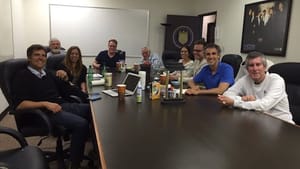 In 2016, 'NCIS' captured the most television viewers. This is its writers' room. (Photo via Steve Binder/Twitter.)