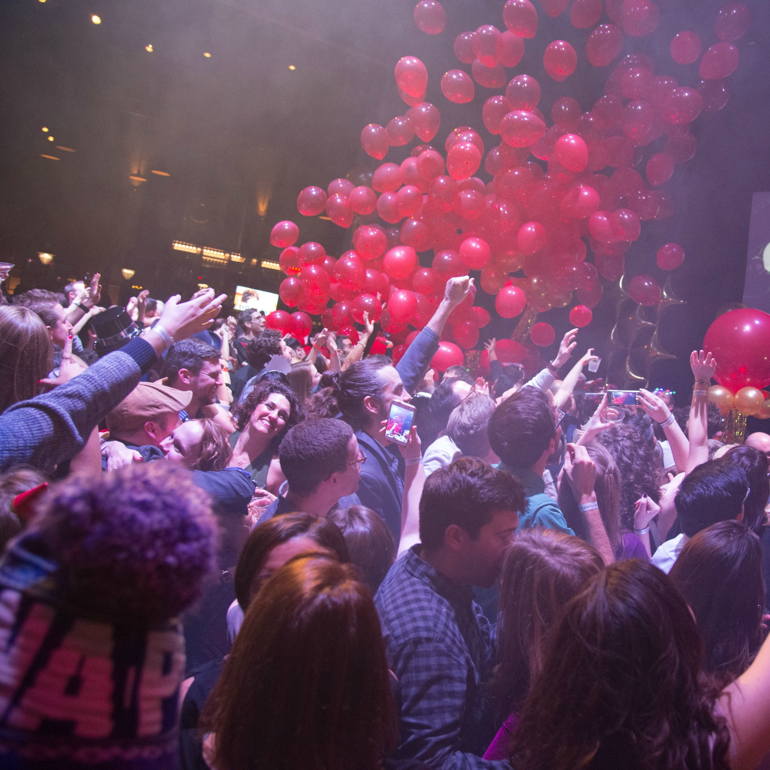 Last year's countdown at FringeArts. (Photo by Johanna Austin.)