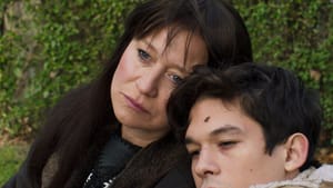Dyrholm and Funtek share a typical love-her/hate-her Nico moment. (Photo courtesy of Magnolia Pictures.)