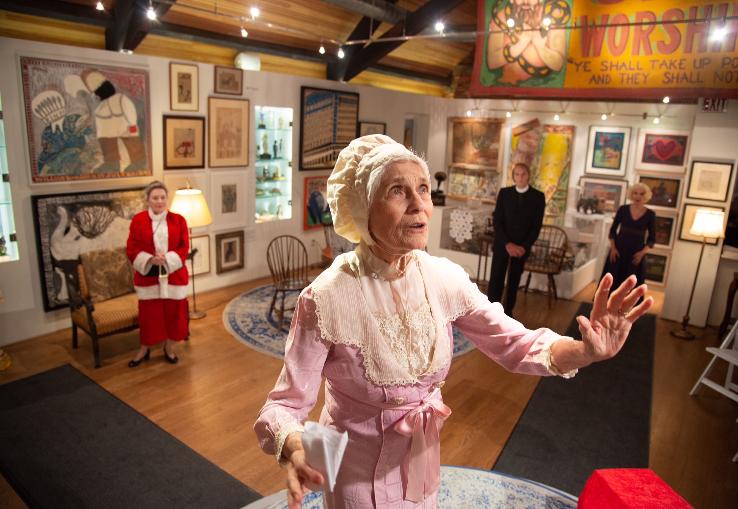 Alma's mother (Jane Moore) may be lost to the demands of polite society. (Photo by Johanna Austin.)