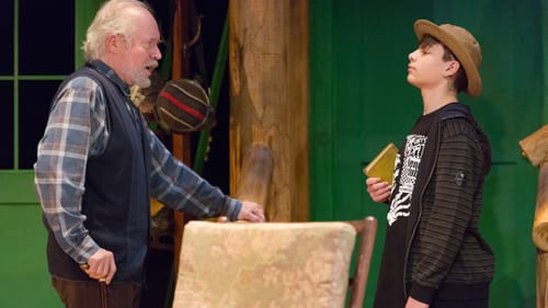 Generations meet in Henry Parker and Keith Baker in ‘On Golden Pond.’ (Photo by Mark Garvin.)