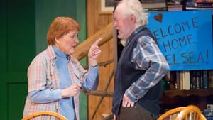 Who’s old and who’s ancient? Jeanne Lehman and Keith Baker in ‘On Golden Pond.’ (Photo by Mark Garvin.)