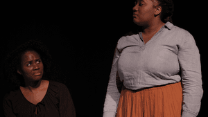 L to R: Sara Osi Scott and Beatrice Alonna tell the stories that need to be heard. (Photo by Justin Walsh.)