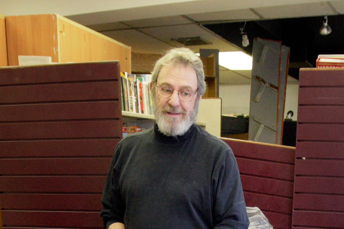 Hogan in his element: A glass always half-full.