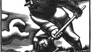 Richard V. Correll, “Paul Bunyan: Creation of San Juan Islands,” 1937.