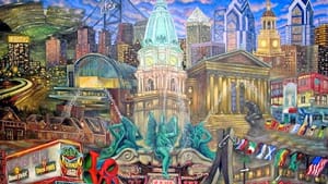 The Philly skyline, according to artist Perry Milou.
