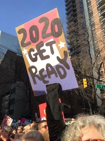 At Philadelphia's Women's March, Sarah, a young mom, knows that to stand up for women is to stand up for everyone. (Photo by Alaina Mabaso)