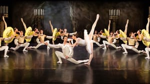 The dancers of the Pennsylvania Ballet onstage at the Performance Garage in spring 2021. (Photo by Alexander Iziliaev.)