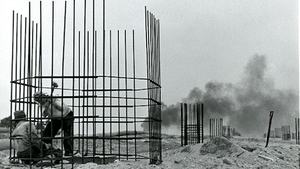 "Walt Whitman Bridge Construction, 1955." 
(Photo: Philip Taylor)