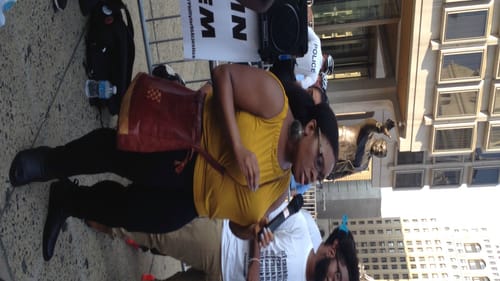 ‘Blue-Collar Conservatism’ shows Frank Rizzo addressing a South Philly crowd in 1975. (Image courtesy of Special Collections Research Center at Temple.)