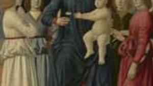 'Virgin and Child Enthroned': Christ at two extremes.