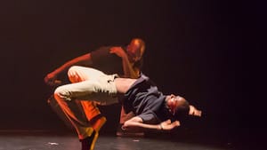 Dancers performed sidesteps, swipes, coffee grinders, and backbends. (Photo by Bicking Photography.)