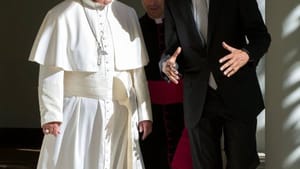 Sure, HE had a good time. (Pope Francis and President Obama, photo courtesy of the White House)