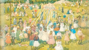 Maurice Prendergast, "May Day, Central Park, 1901"