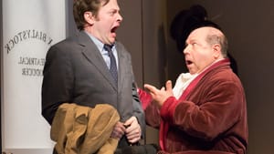 Bloom and Bialystock hatch a plan to celebrate Hitler and make a fortune. (Photo by Mark Garvin.)
