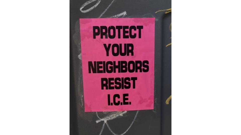 Protect your neighbors resist ICE slide