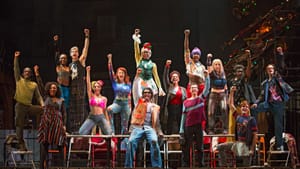 "Viva. La Vie. Boheme!" The cast of the 20th-anniversary Broadway tour of ‘RENT.’ (Photo by Carol Rosegg.)