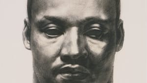John Woodrow Wilson's 1981 "Martin Luther King, Jr.", on display in "Represent."