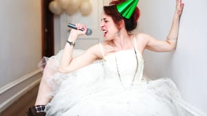Colleen Hughes as Olga in 'Three Sisters, by Rashdash, After Chekhov.' (Photo by Rebecca Gudelunas.)