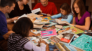 "Step into my parlor," said Roz Warren to the library patron. (Photo by Pierre Vignau via Creative Commons/Flickr)