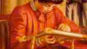 'Christine Lerolle Embroidering' (1897): Where are the headsets?