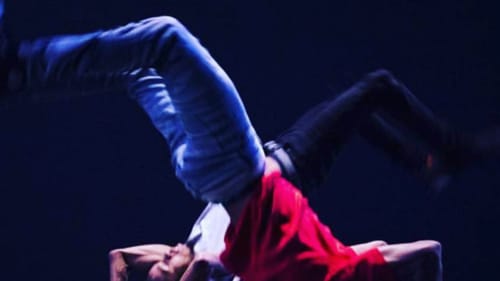 Dancers of Retro Flow: Power moves and lyrical musicality. (Photo courtesy of Koresh.)