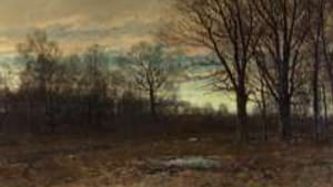'February': Magical winter's twilght.