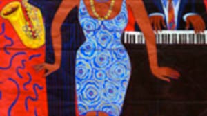Faith Ringgold's 'Jazz Stories: Mama Can Sing, Papa Can Blow' (2004): Seventy lost centuries.