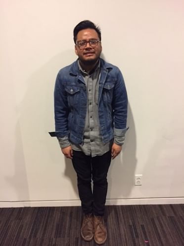 Clockwise from l: Lori Tharps, Aida Malia-Tharps, Manuel Malia, Esai Malia-Tharps, Addai Malia-Tharps. Author and journalist Lori Tharps read from Franklin Delano Roosevelt's 1936 acceptance speech for renomination and says she brought her family to show them that whatever their interests, they can still be politically active. "Activism," she says, "doesn't have to look like one thing."