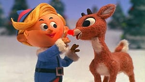 Hermey and Rudolph: a couple of misfits. (both photos by CBS Entertainment - © 1997 CBS INC)