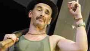 Rylance as Rooster: Back to the future.