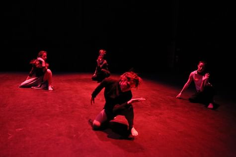 Patricia Dominguez's costumes blend the human and machine. (Photo by Bill Hebert.)