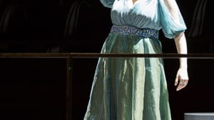 Camilla Nylund as Salome, Alan Held as Jochanaan (John the Baptist). Photo by Dominic Mercier.