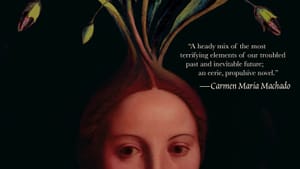 'Saturnalia', a novel by Stephanie Feldman reads on the book cover. A woman has plants growing from her hair