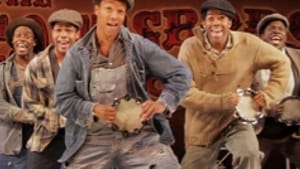 Entertaining? Very. Racist? Hardly. (Photo: Sara Krulwich, New York Times.)