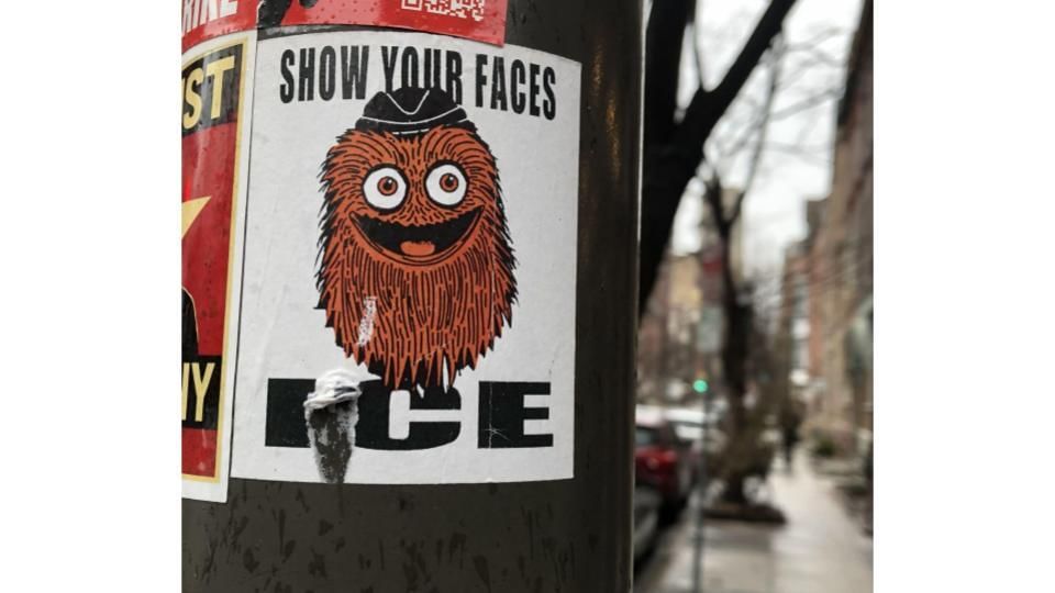 Show your faces ICE slide